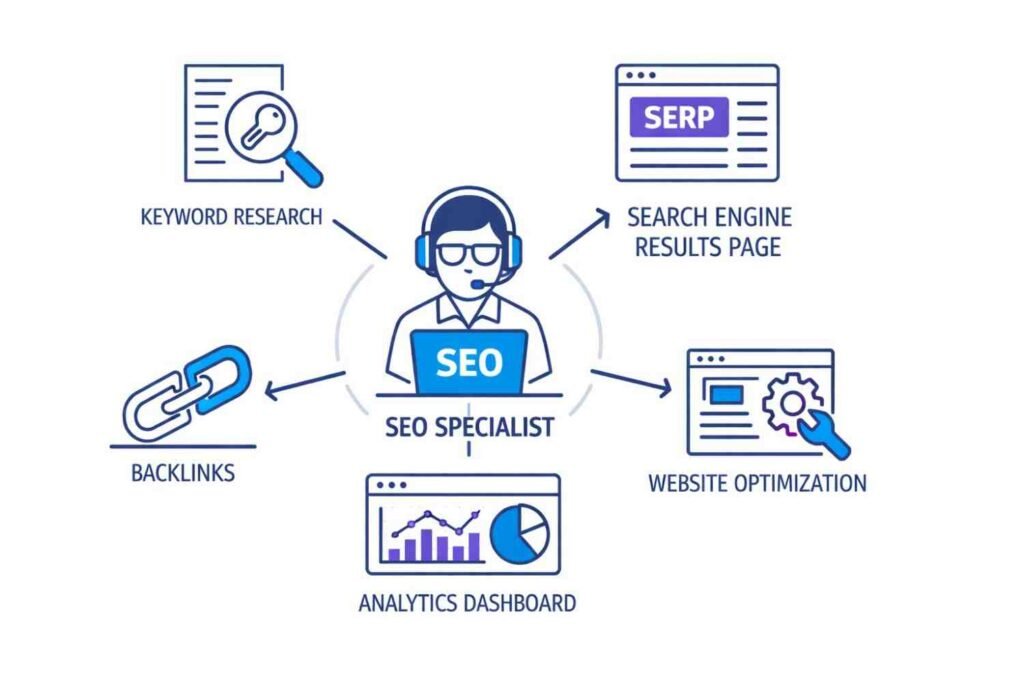 what an SEO specialist does in digital marketing