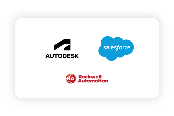 Autodesk, Salesforce and Rockwell automation flm poster