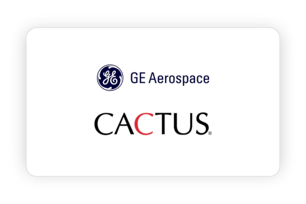 Cactus and GE Aerospace flm poster