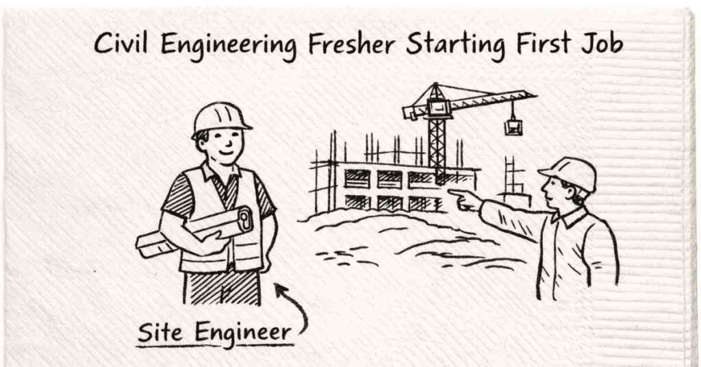 Fresher entering job