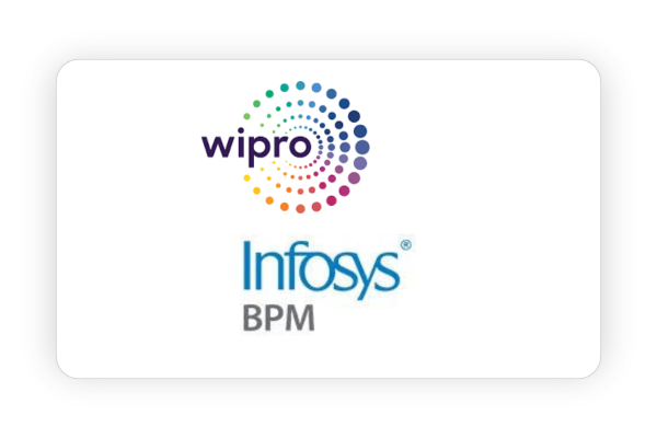 Wipro and Infosys BPM Flm walk-in Drives