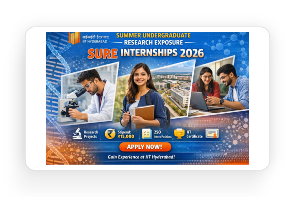 Applications Invited for Summer Undergraduate Research Exposure (SURE) Internships 2026