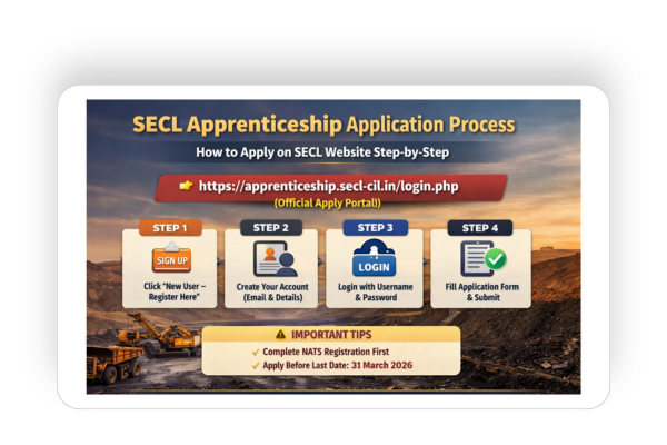 SECL Apprenticeship Recruitment 2026 – Complete Details, Eligibility & Application Process