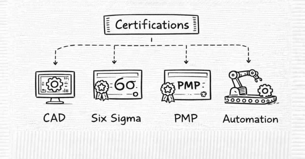Certification icons