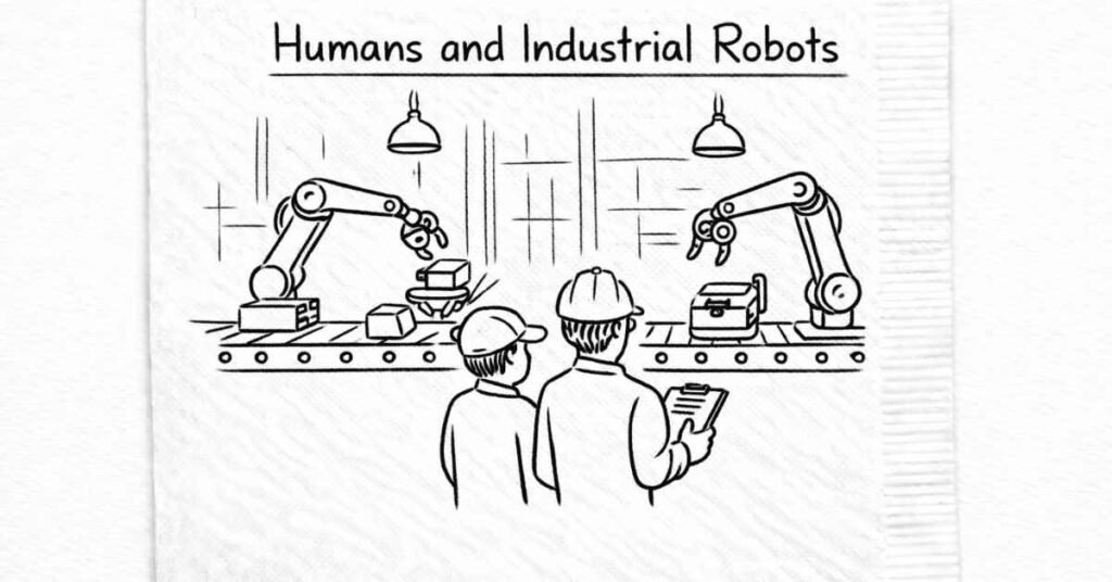 Robots working