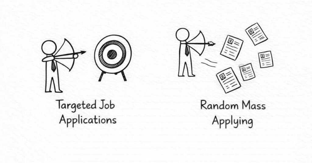 Targeted vs random apply