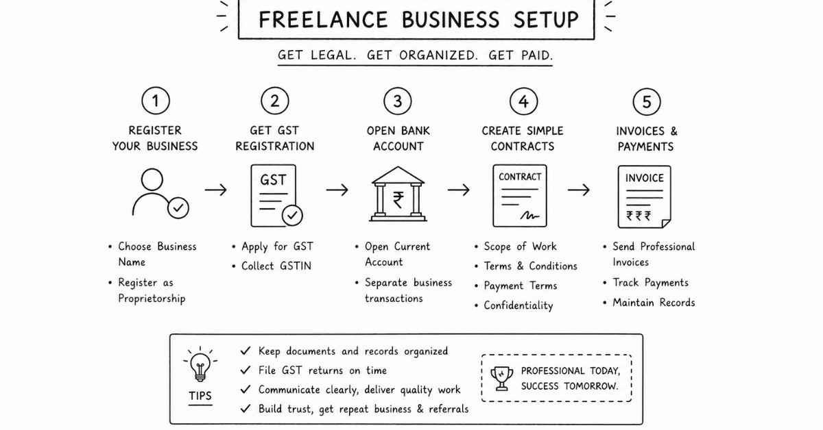 Business setup flow