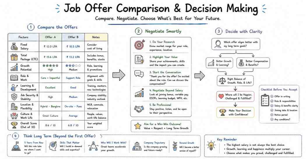 Offer comparison & salary growth