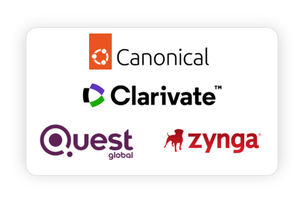 Canonical, Zynga, Clarivate and Quest Global flm pro Network