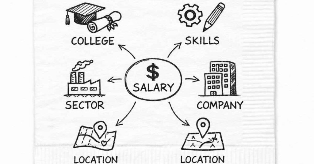 Salary factors diagram