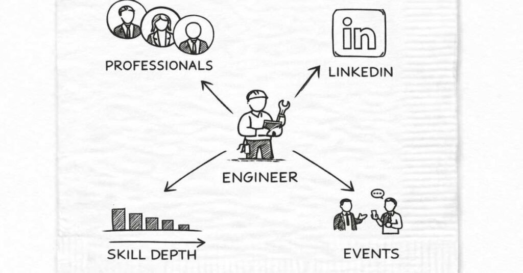 Professional network web