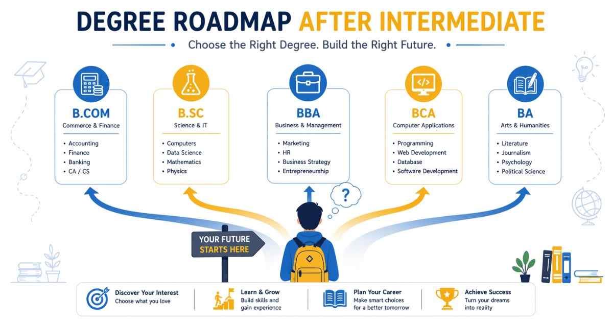 Degree roadmap after intermediate