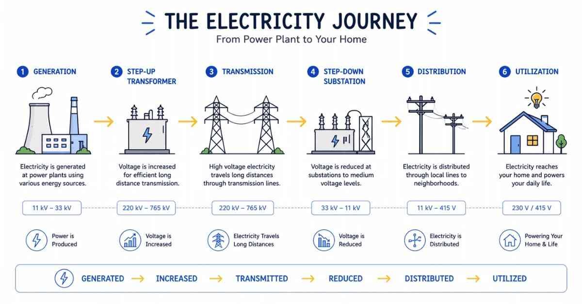 Electricity journey