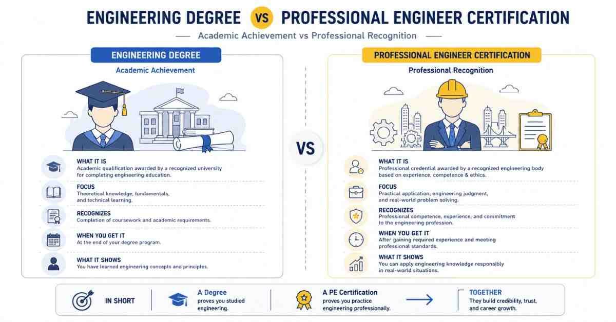 Degree vs PE
