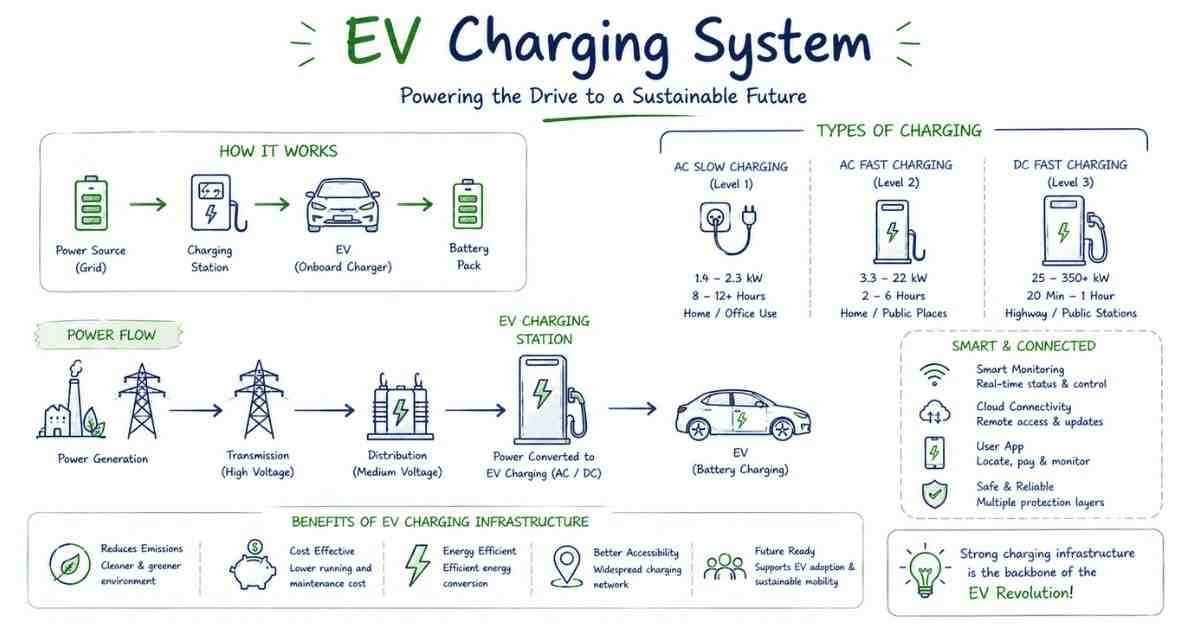 Charging types + grid connection