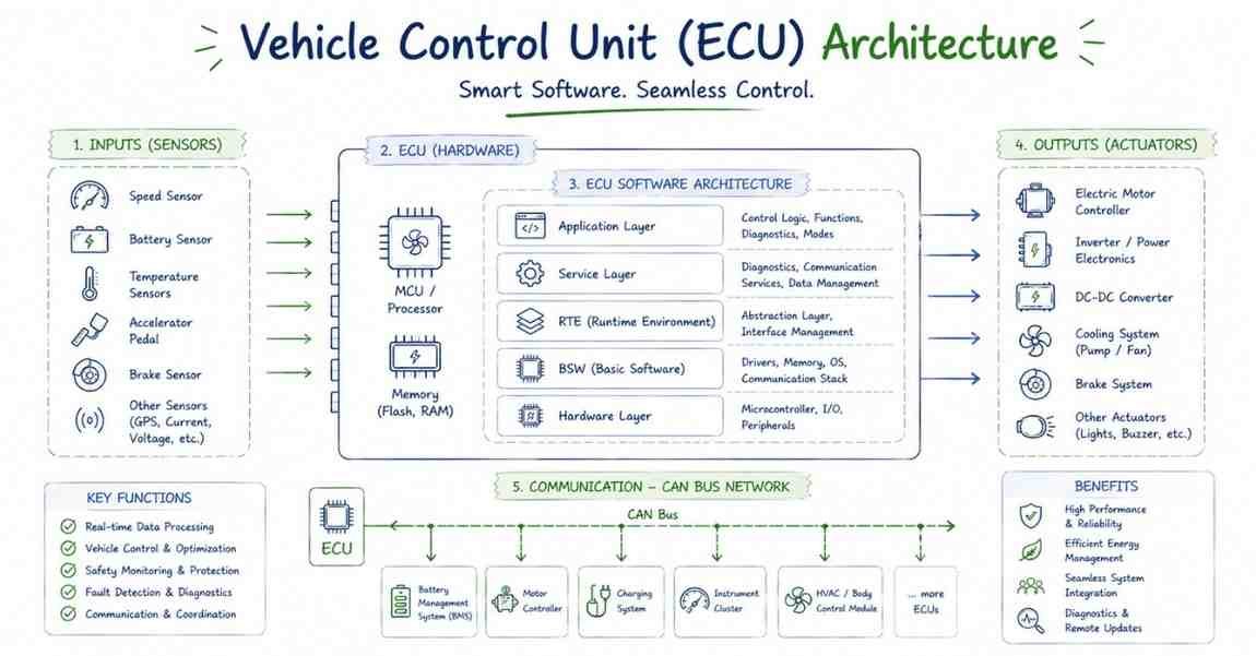 ECU + sensors + control system