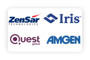 Zensar Technologies, Iris, Quest Global and Amgen Flm Pro Network Jobs