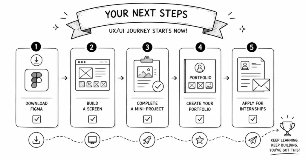 next steps for ux/ui beginners