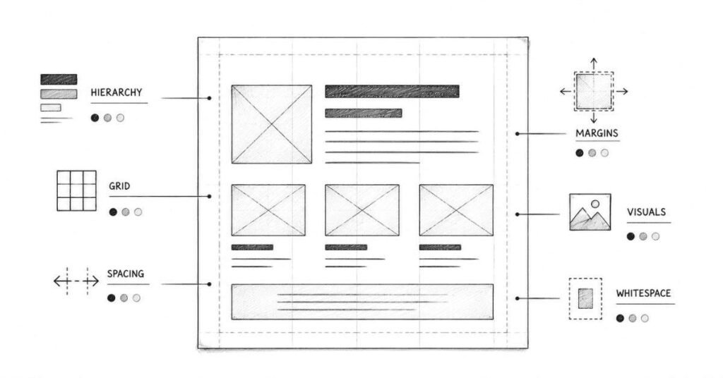 layout and composition in graphic design | FLM | Frontlines Edu Tech