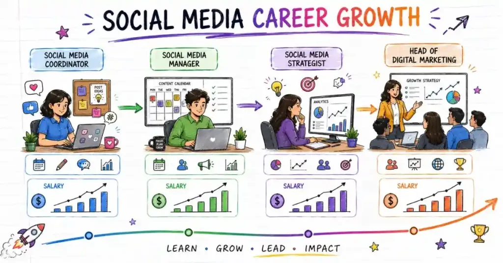 Social media manager workflow dashboard