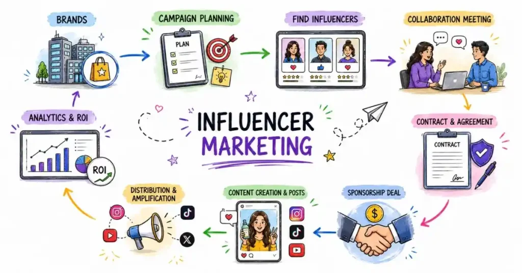 Influencer marketing ecosystem