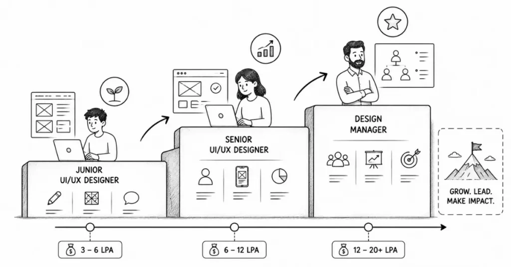 ux/ui designer salary growth path