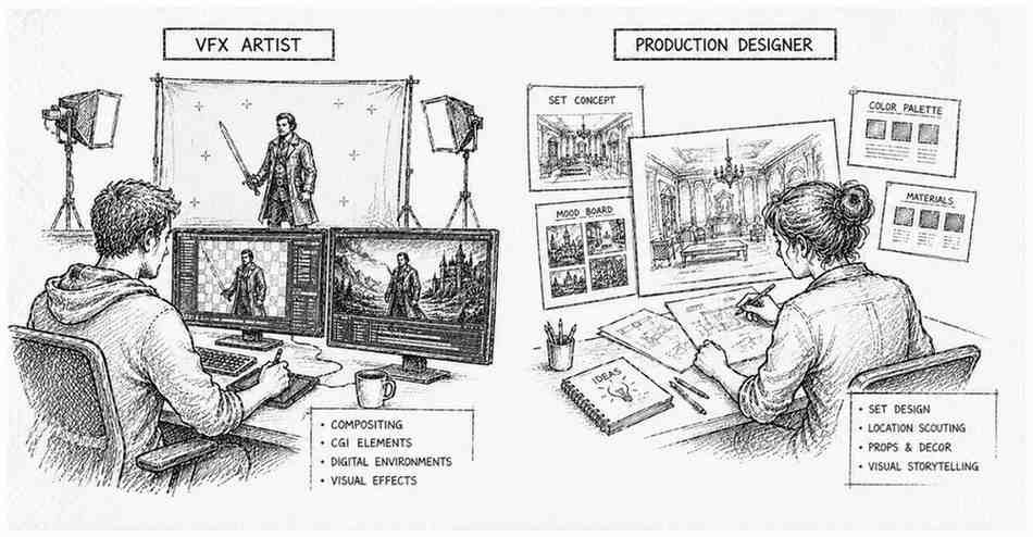 Green screen + visual world building