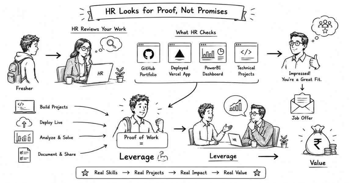 “Proof of work gives negotiation leverage to software freshers”