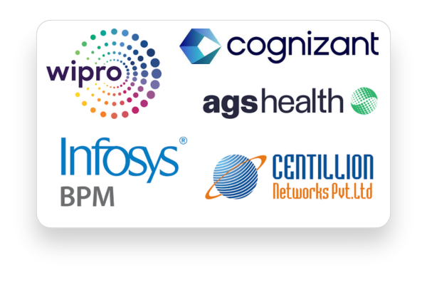 Wipro, Cognizant, AGS Health, Centillion Networks and Infosys BPM flm walk-in Drives
