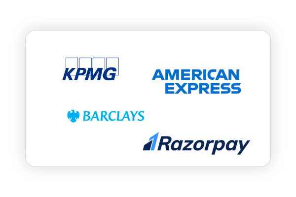 KPMG, Razorpay, Barclays and American express