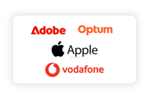 Apple, Adobe, Optum, Vodafone
