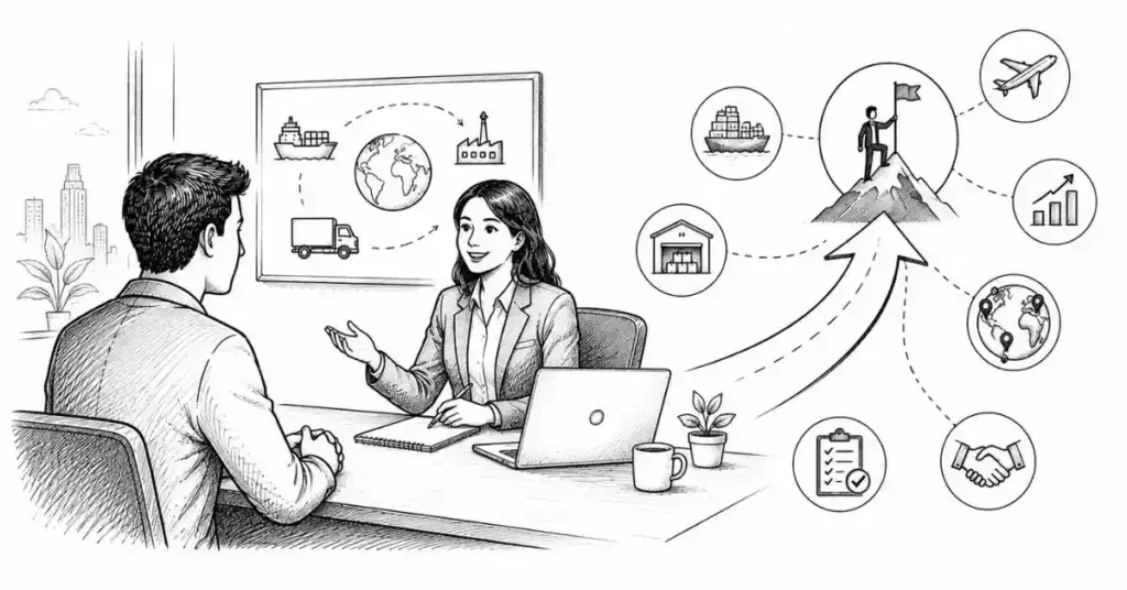 supply chain interview guide | flm | frontlines edutech