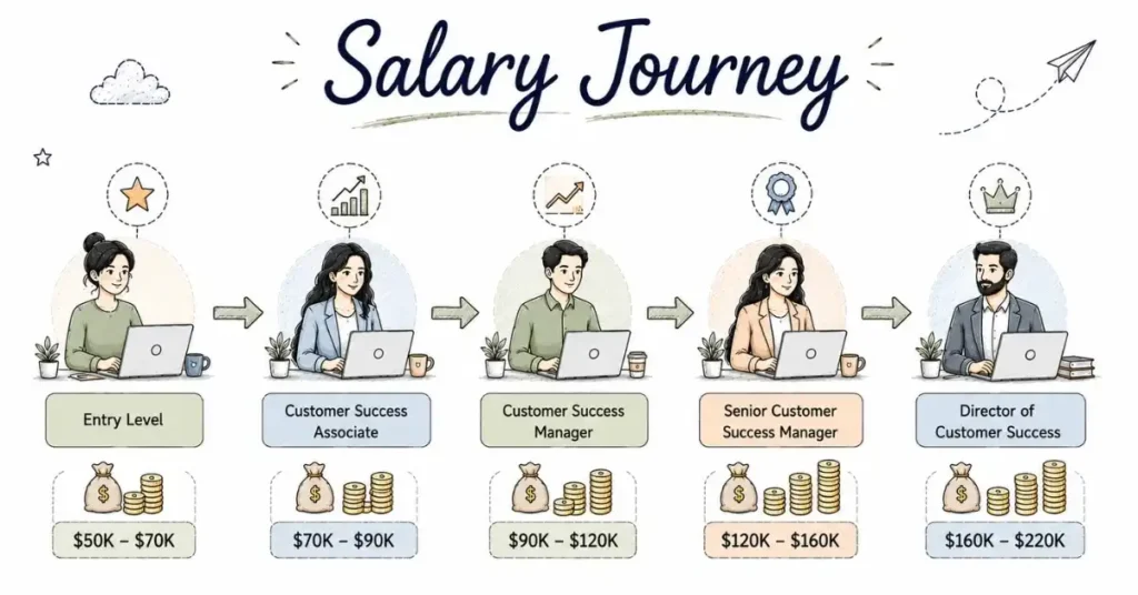 Customer Success Salary roadmap. | FLM | FrontlinesEduTech