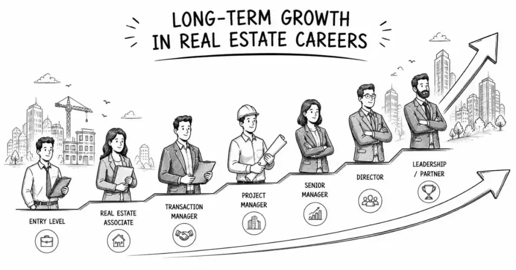 real estate career growth India | flm | frontlines edutech