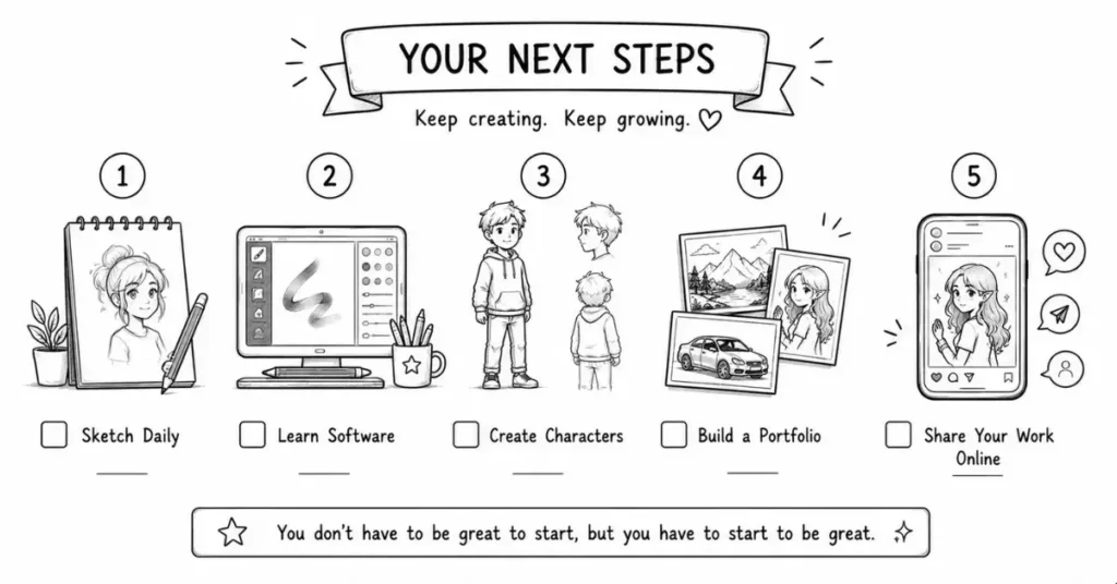 next steps for digital illustrators