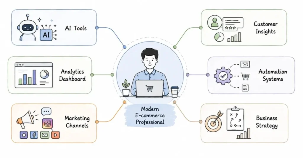 Modern e-commerce professional skill ecosystem | FLM | FrontlinesEduTech