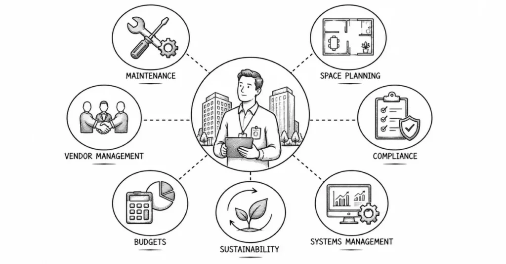 facility manager responsibilities | flm | frontlines edutech