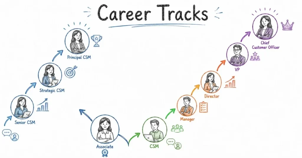 Customer Success Career Path options. | FLM | FrontlinesEduTech