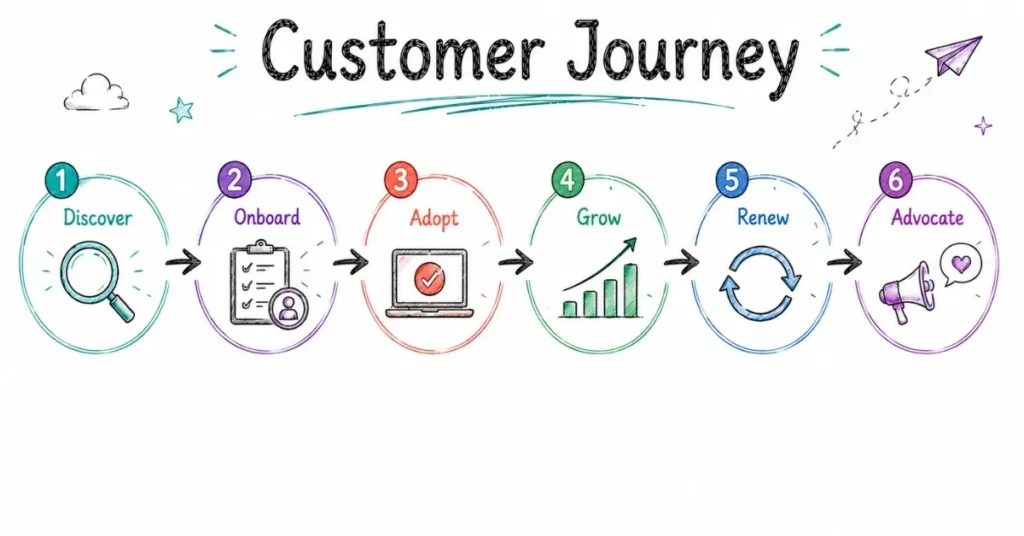 Customer Success Metrics across the journey. | FLM | FrontlinesEduTech