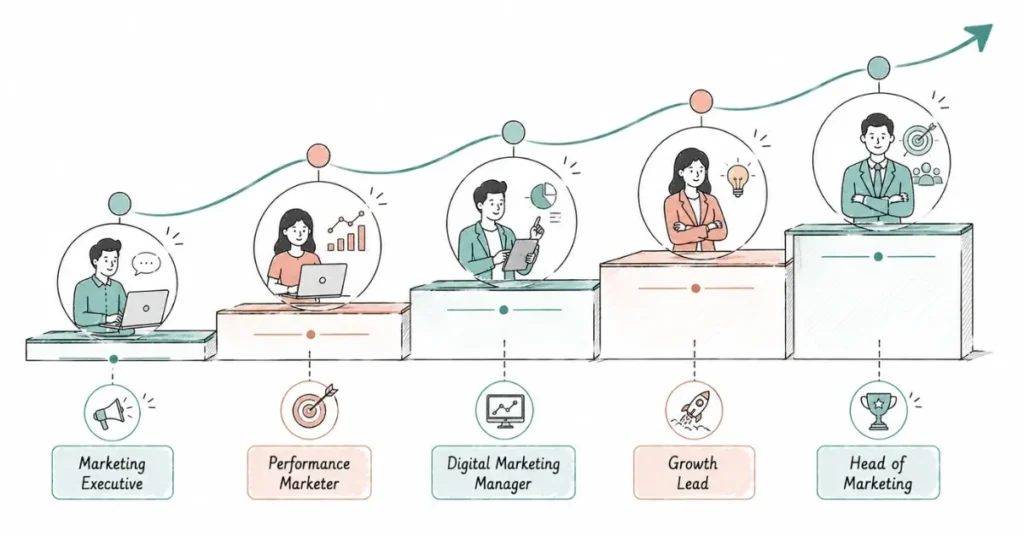 E-commerce marketing salary and career progression | FLM | FrontlinesEduTech