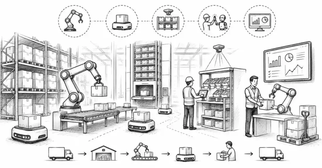 warehouse automation robotics | flm | frontlines edutech