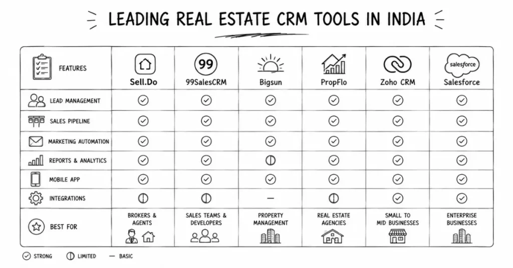 best CRM software for real estate India | flm | frontlines edutech