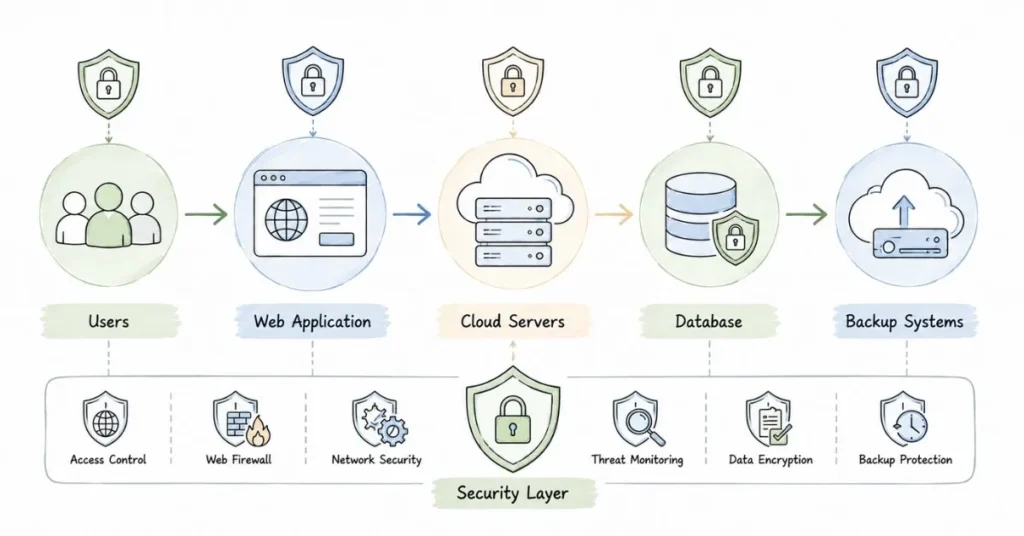 Cloud security architecture for e-commerce applications and customer data | FLM | FrontlinesEduTech