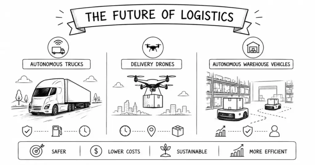 autonomous vehicles in logistics | flm | frontlines edutech