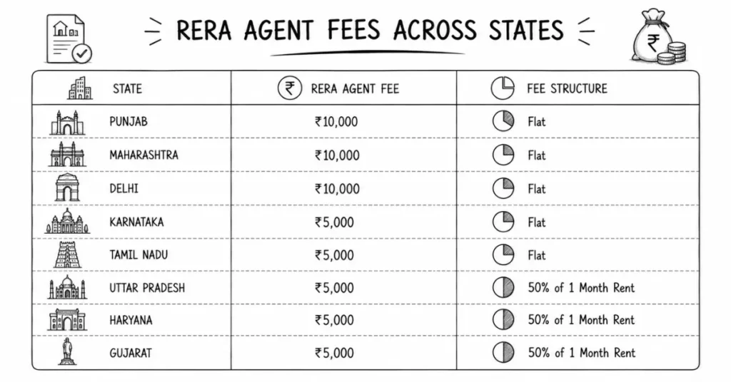 RERA fees by state | flm | frontlines edutech