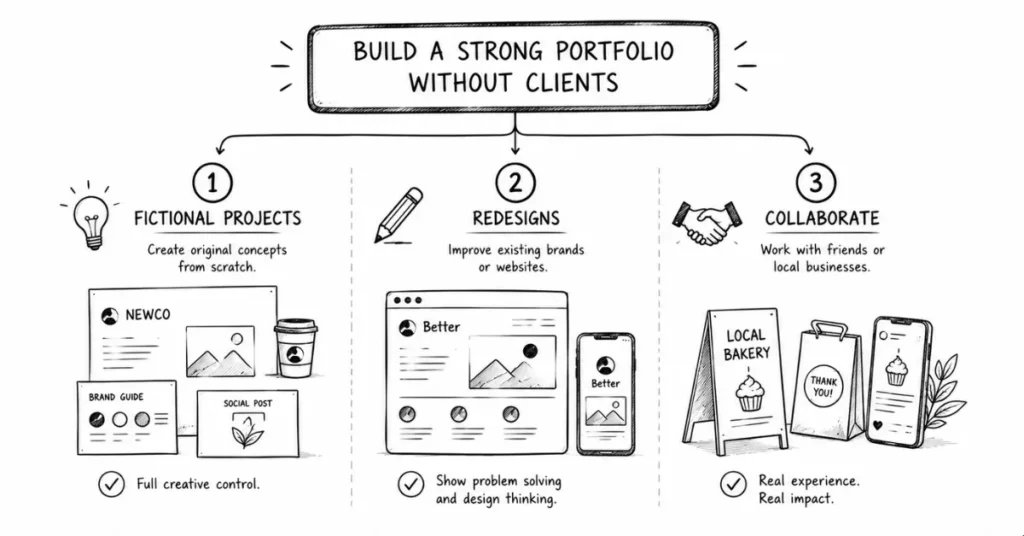 portfolio without client work