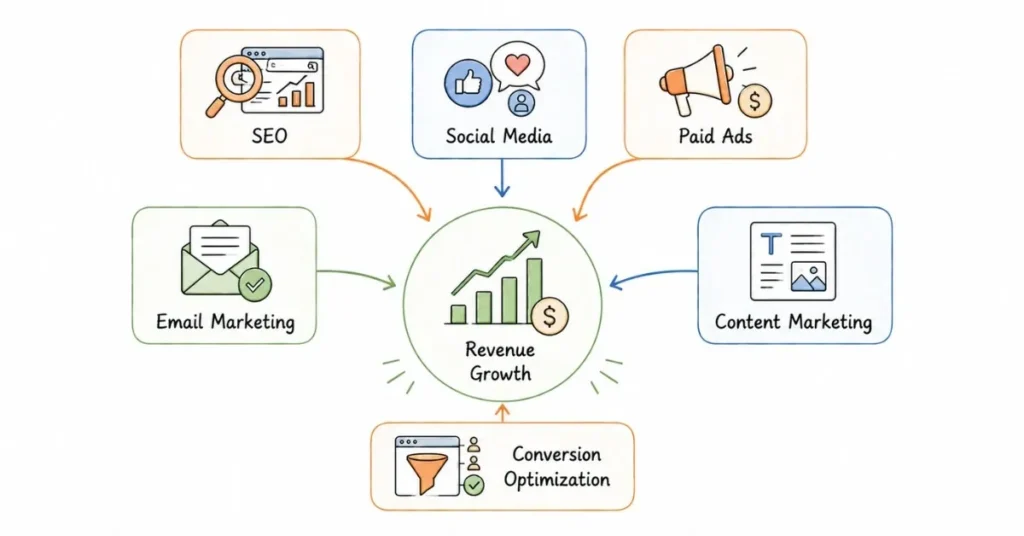 Digital marketing and growth skills for e-commerce careers | FLM | FrontlinesEduTech