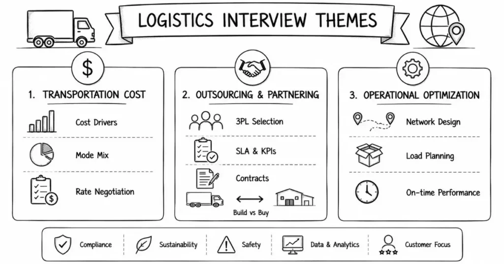 logistics interview questions | flm | frontlines edutech