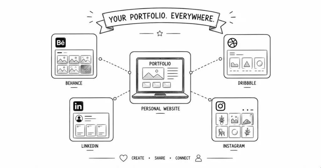 where to host a design portfolio