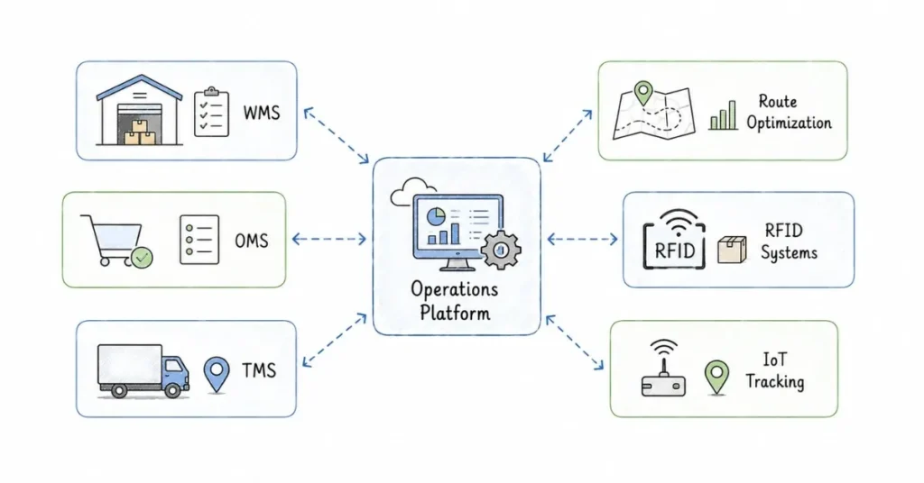 Operations technology stack for e-commerce logistics and fulfillment | FLM | FrontlinesEduTech